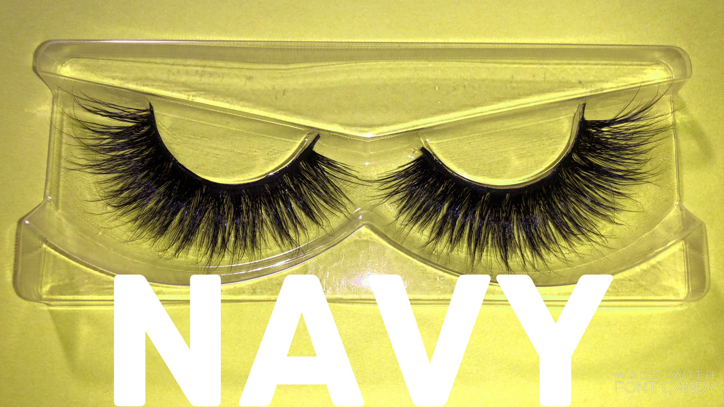 Navy Lashes
