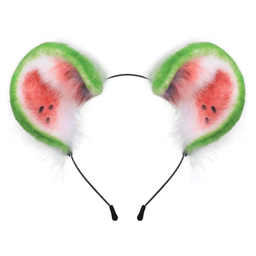 Watermelon Round Therian Ears