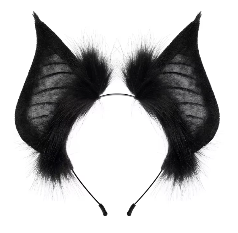 Black Bat Therian Ears