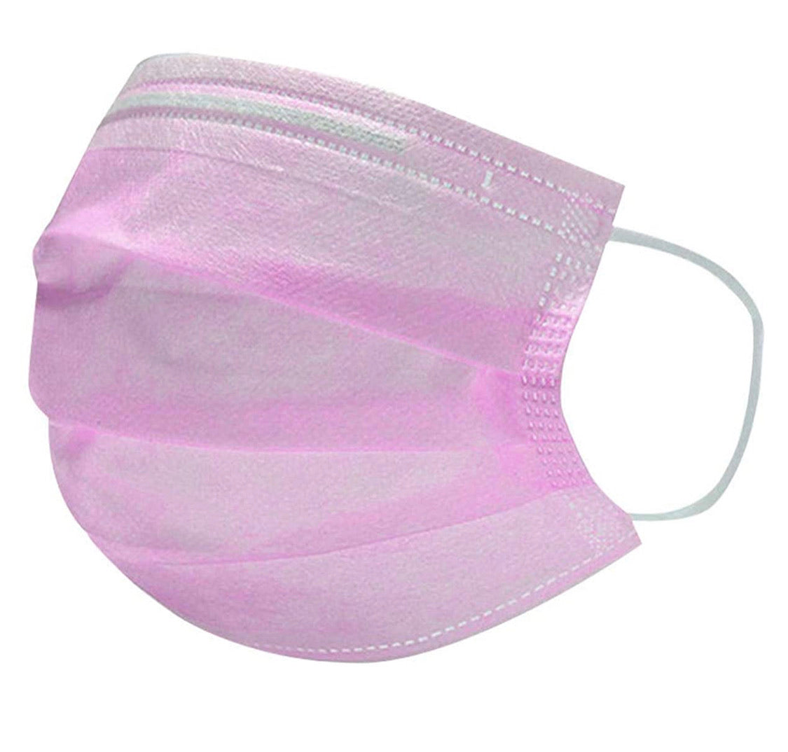 Baby Pink disposable Face Covering